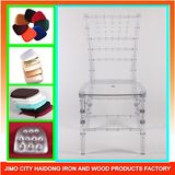 China Transparent Crystal Resin Chiavari Chair for Wedding