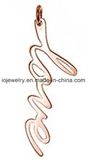 Silver Jewelry Letter Pendant 925 Sterling Silver