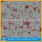 Artificial Yellow/Red Colors Quartzite/Quartz Stone