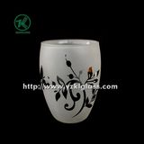 Frost Double Wall Glass Bottle by SGS (8.5*8.5*11.8)