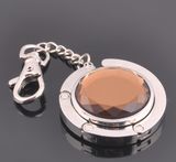 Promotional Crystal Table Top Bag Folding Holder, Handbag Hanger Purse Holder