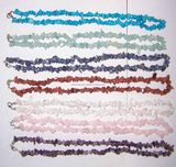 Semi Precious Stone Crystal Jewelry Fashion Necklace (ESB01313)