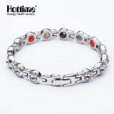 Fashion Magnetic Bracelet for Lady with Multicolor Crystal (10079)