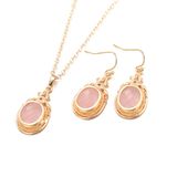 2017 Fashion Necklace and Earrings Sets for Women Gold Plated