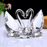 Crystal Swan as Wedding Decoration
