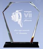 Factory Direct Custom Laser Engraving Crystal Glass Award Plaque