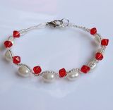 Cheap Fashion Freshwater Natural Pearl Bracelet (EB1512-1)