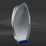 Radiant Blue/Red Burst Crystal Award (T-NGNM409BU, T-NGNM409RD)