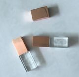 High Quality Custom 3D Logo Rose Gold Crystal USB with LED Light Flash Memory USB Drive 32GB 64GB