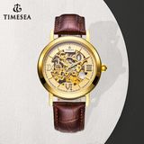 Fashion High Quality Designer Custom Logo Brand Skeleton Watch72105