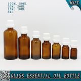 5ml 10ml 15ml 20ml 30ml 50ml 100m Amber Glass Essential Oil Bottle with Childproof Tamperproof Cap