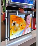Hanging Acrylic Crystal LED Slim Indoor Media Advertising Light Box