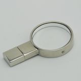 Round Crystal USB Disk Laser Engraving Logo