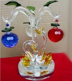 Christmas Ornament and Decoration Colorful Crystal Apple Tree