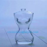 Shaped Perfume Glass Bottle with Relief Printing