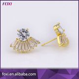 2018 Fashion Jewelry Copper Zirconia Stud Earrings for Women