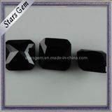 Low Price Square Octangon Black Glass Bead