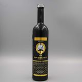 Vodka Drinking Clear Glass Woozy Bottle with Screw Cap