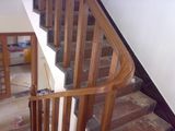 Sapele Teak Solid Wood Staircase for Railing