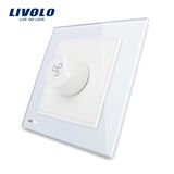 Luxury Livolo Crystal Glass Universal Wall Fan Speed Switch Socket (VL-W291S-11)