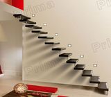 Luxury Indoor Wooden Build Floating Staircase