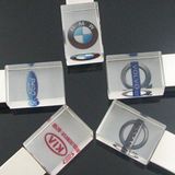 LED Red/Green/Blue/White Light- Crystal USB2.0 Flash Drive