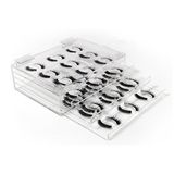 18 Pairs Acrylic Eyelash Display Stand for Eyelashes Holder