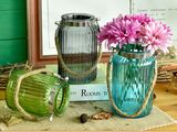 Wholesale Beautiful Crystal Transparent Glass Flower Vase for Home Decoration