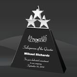 Black Triple Star Crystal Award (DMC-DCS381, DMC-DCS382, DMC-DCS383)