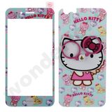 Hello Kitty Front and Back Tempered Glass for iPhone
