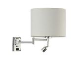 Metal Wall Lamp with Fabric Shade (WHW-747)