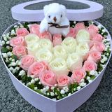 Durable Item Display Box Acrylic Rose Box