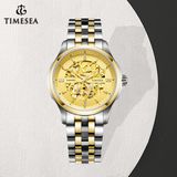 Top Quality Stainless Steel Men Fashion Crystal Automatic Watch 72833