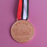 Custom UAE Copper Weightlifting Race Awarder Metal Medals