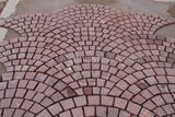Fan Shape Red/Grey/Paving/Cube/Kerb/Cooble Stones for Landscaping/Parking/Driveway/Walkway