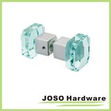 Shower Glass Door Square Crystal Knobs (DKB18)