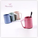 New Design Eco-Friendly Degradable Wheat Straw Teeth Brushing Cup