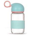 Elephant Shape Gift Glass Cup with Sleeve