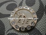 Rhinestone Metal Logo Handbag Plate