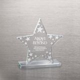 Star Cluster Etched Glass Award (#70333)