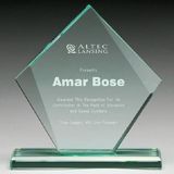 Factory Direct Supply Jade Color Glass Awards and Trophies