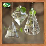 Hanging Crystal Glass Vase Water Flower Vases