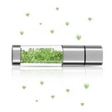 Wedding Gift Crystal USB Laser Printing Logo 64GB