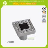 Surface Chrome Pohlished Crystal Handle for Furniture