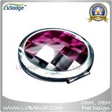 Round Acrylic Pocket Mirrors, Crystal Diamond Mirror