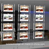 Crystal Condole Type LED Light Box with Acrylic Light Box with Real Estate LED Crystal Frame