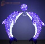 LED Christmas Light Large 3D Dolphin Animal Motif Light