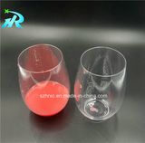 10oz Plastic Stemless Red Wine Glass