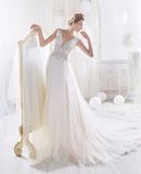 2017 Newest Beading Tulle Wedding Dress