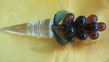 Crystal Flower Wine Stopper for Decoration or Gifts.